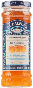 Джем персиковый без сахара 284г