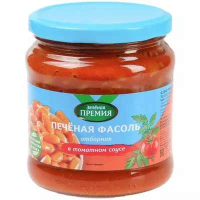 Фасоль печеная отборная в томатном соусе 480г - купить в Москве по ...
