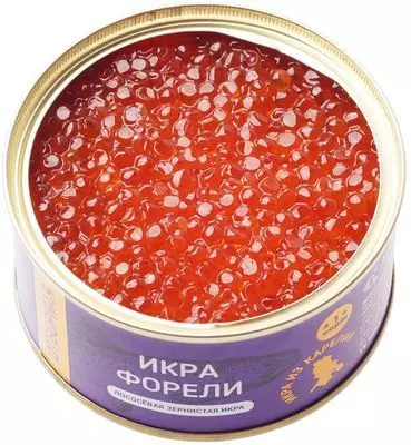 Купить Икра красная форели Деликатеска 140г в Москве с доставкой на дом
