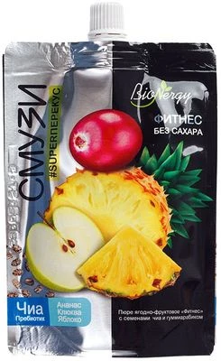 Смузи Фитнес BioNergy без сахара без консервантов 120г-0}