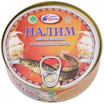 Налим обжаренный в томатном соусе  Санта Мария  230г-0}