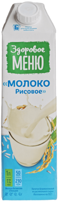 Рисовое молоко Здоровое меню 1л-0}