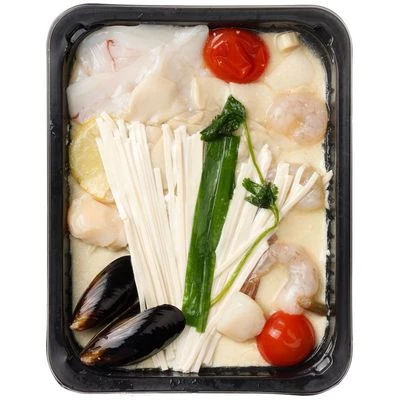 Суп Том Кха Кай с морепродуктами 400г-1}