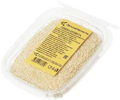 Кунжут белый семена Деликатеска Индия 150г-0}