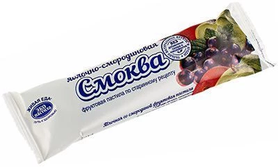 Смоква яблочно-смородиновая эко фруктовая пастила 30г-0}