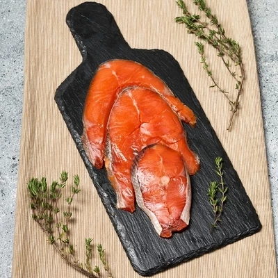 Нерка холодного копчения ломтики Деликатеска 100г-1}