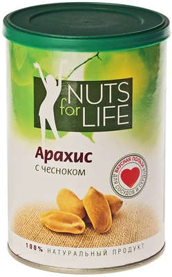 Арахис с чесноком Nuts for Life 200г-0}