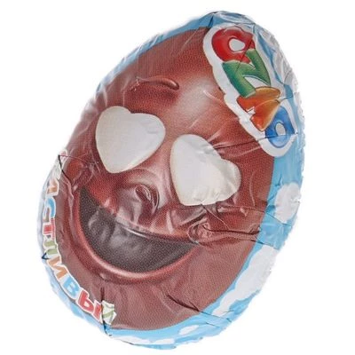 Шоколадное яйцо Ozmo Egg Face с игрушкой 20г-1}