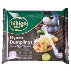 Дамплинги королевские с черными тигровыми креветками Bibigo Китай 350г