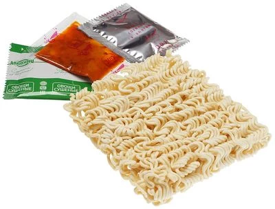 Лапша быстрого приготовления со вкусом тушеной говядины Алькони 120г-1}