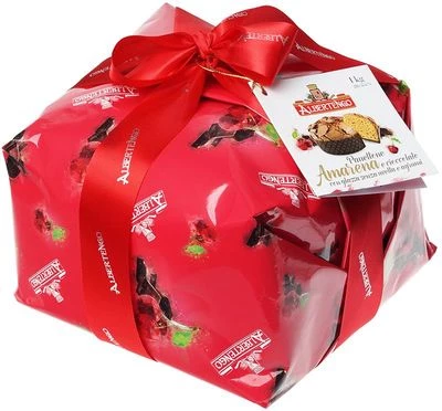 Кулич Панеттоне черная вишня и шоколад 1кг-0}