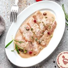 Крудо из муксуна филе-кусочки в соусе от Шефа 80/30 110г