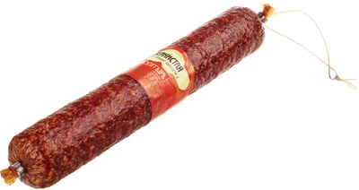 Колбаса сырокопченая Зернистая ~400г-1}