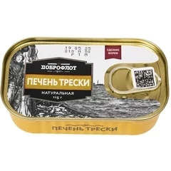 Печень трески атлантической натуральная Доброфлот 115г
