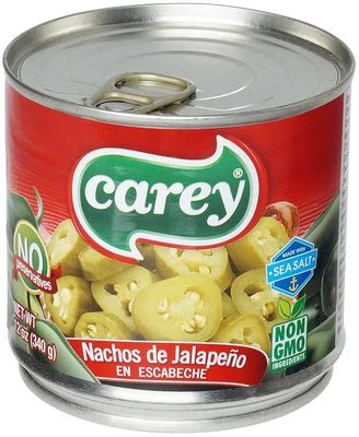 Перец зеленый Халапеньо резанный колечками 340г-0}