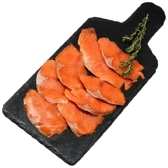 Форель холодного копчения ломтики Деликатеска 100г