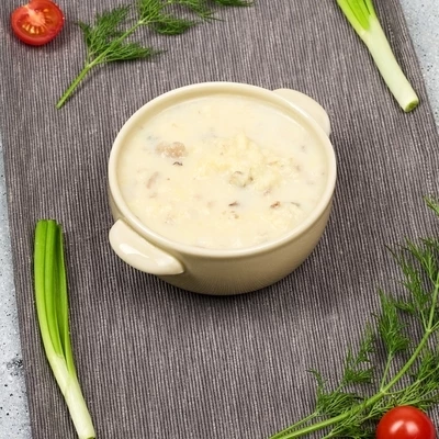 Филе минтая с грибами с картофельным пюре Деликатеска 300г-1}