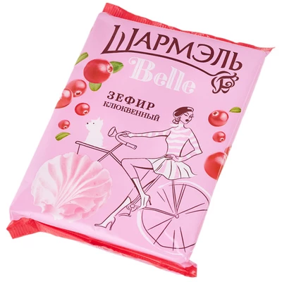 Зефир клюквенный Шармэль Belle 150г-1}
