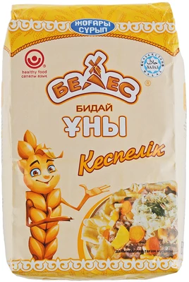 Мука пшеничная Домашняя Белес Казахстан 1кг -0}