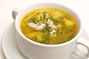 Суп лапша с домашней курочкой