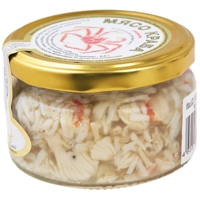 Мясо краба салатное Премиум 230мл-1}