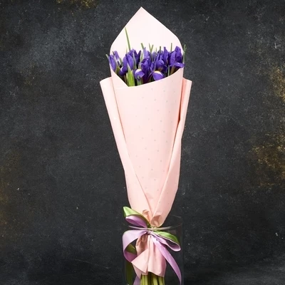 Букет ирисов Блю мейджик 21шт-1}