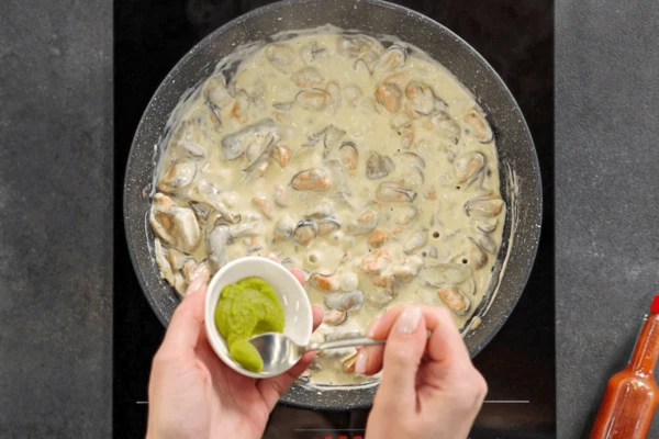 Добавить васаби по вкусу.
