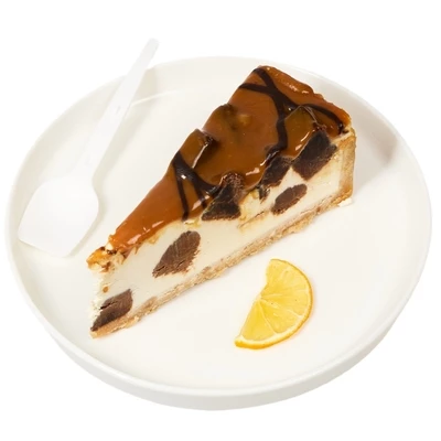 Торт Чизкейк С брауни и карамелью 150г-1}