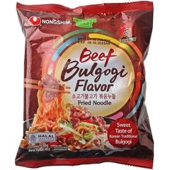 Лапша быстрого приготовления Пулькоги со вкусом говядины Китай 105г