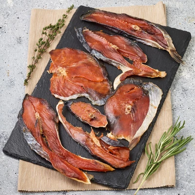 Горбуша стейки сушеные Деликатеска ~200г-1}