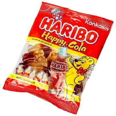 Мармелад жевательный Haribo Happy cola Турция 80г-1}