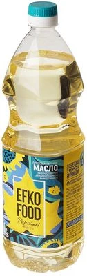 Масло подсолнечное рафинированное дезодорированное Efko Food professional 900мл-1}