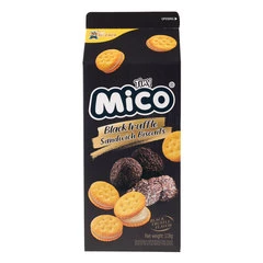 Печенье-сендвич с начинкой со вкусом черного трюфеля Tiny Mico 118г