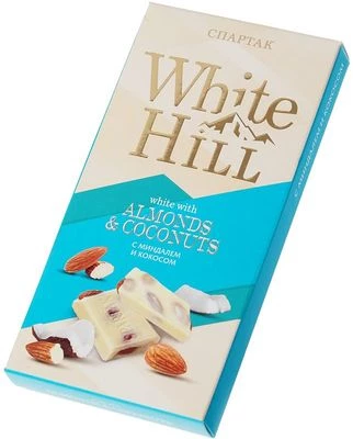 Шоколад белый с миндалем и кокосом 90г-1}