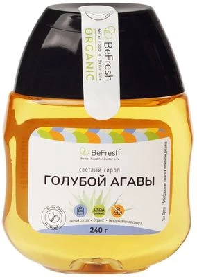 Сироп голубой агавы светлый Befresh 240г-0}