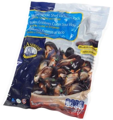 Мидии целые в раковине 40/60 1кг-1}