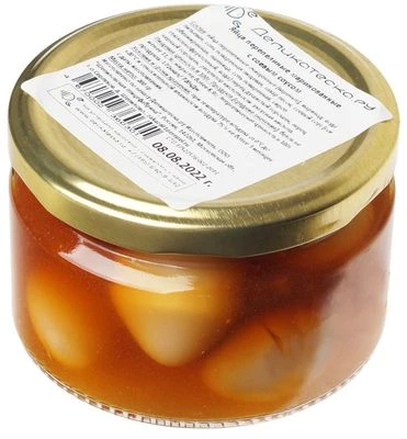 Яйца перепелиные маринованные с соевым соусом 200г -1}