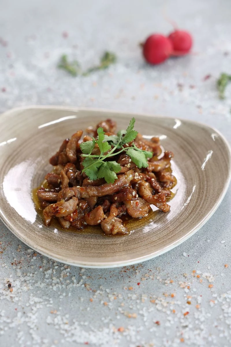 Свинина в кисло-сладком соусе