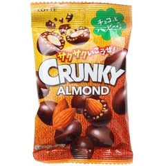 Миндаль в хрустящем шоколаде Кранки Lotte Япония 45г