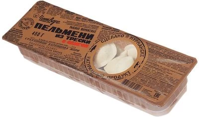 Пельмени с треской и семгой 450г-1}