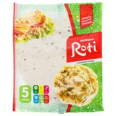 Лепешки Роти с зеленым луком 5шт