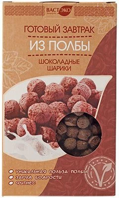 Завтрак из полбы Шоколадные шарики ВАСТЭКО 200г-0}