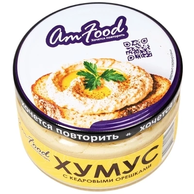 Хумус с кедровыми орешками Am Food 200г-1}