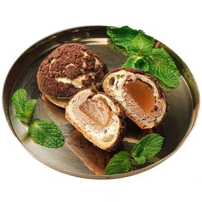 Пирожное Шу Апельсин-шоколад Деликатеска 100г-0}