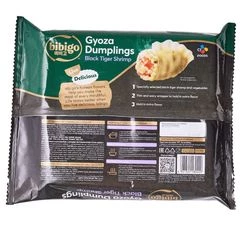 Дамплинги королевские с черными тигровыми креветками Bibigo Китай 350г