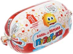 Колбаса Пузатики вареная охлажденная для питания детей старше 3-х лет 400г