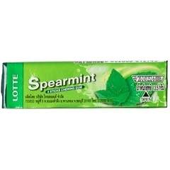 Резинка жевательная Spearmint Мята Thai Lotte Таиланд 13.5г