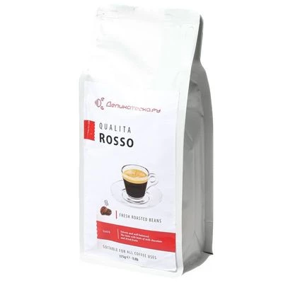 Кофе зерновой Italco Qualita Rosso Деликатеска 375г-1}