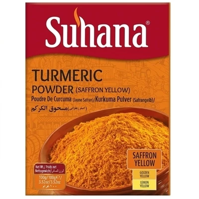 Куркума молотая Suhana Turmeric Powder Индия 100г-0}