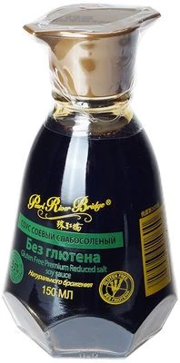 Соевый соус без глютена слабосоленый 150мл-0}